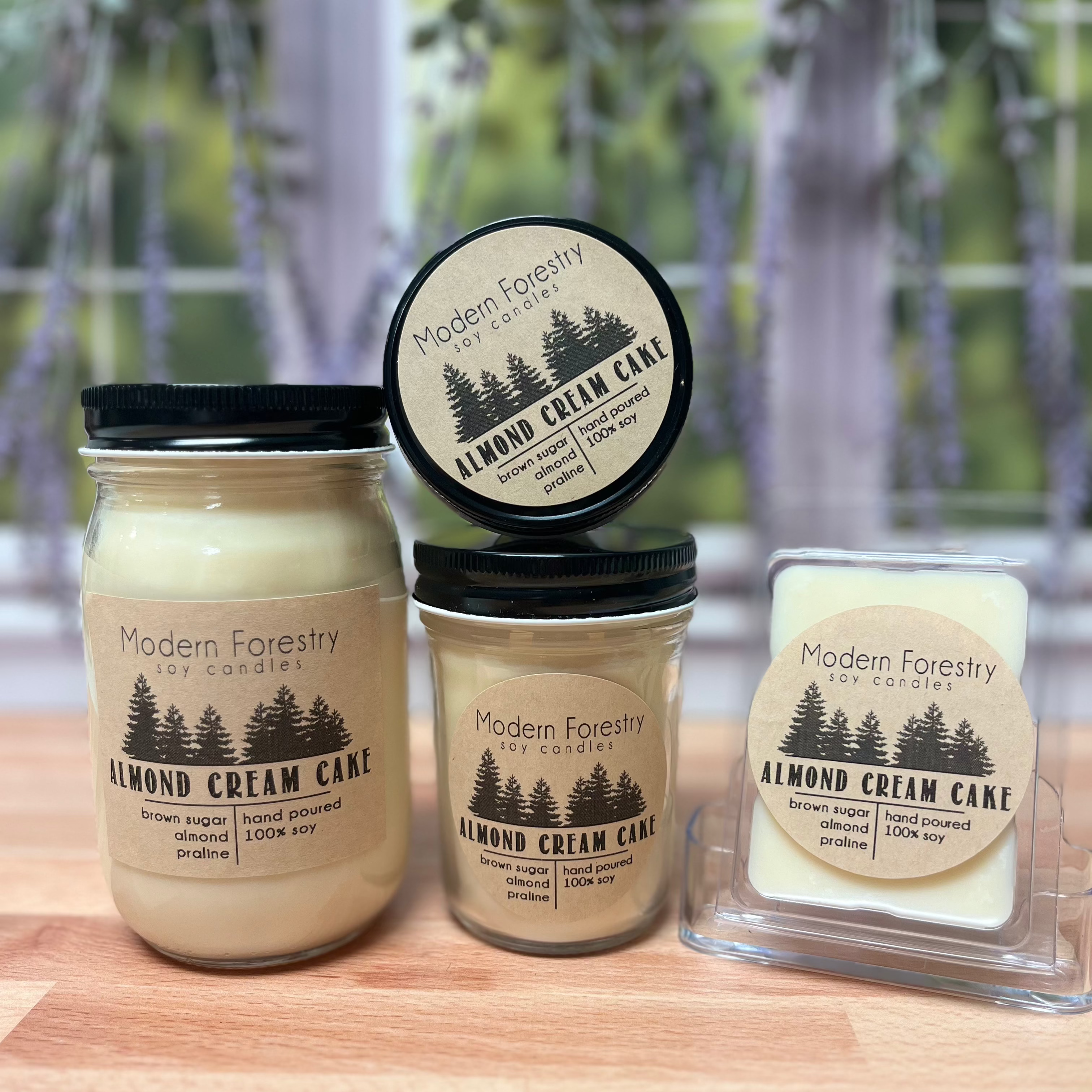 Modern Forestry 4oz Candle Almond Cream Cake